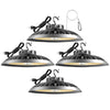 Upgrade 300W High Bay LED Shop Light 45000lm (Eqv.1200W MH/HPS) UFO High Bay Lighting, ETL UFO Lights AC100-277V High Bay LED Light with Plug