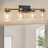 Lightdot Bathroom Light Fixtures, 27.5"x4"x5"(LxWxH) Bathroom Vanity Lights Fixtures Over Mirror, Gold Vanity Lights with Glass Shade for Bathroom Livingroom Kitchen Hallway Cabinet Porch