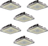 Lightdot 6Pack LED Canopy Gas Station Light, 100W 15000LM Surface Mount LED Carport Ceiling Lights 5000K (600W HID/HPS Equivalent), 100-277V IP65 Waterproof,Canopy Light Outdoor