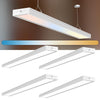 Lightdot 4ft LED Flush Mount Shop Light Fixture, 50W Linear Office Ceiling Light Fixtures, 7000LM 5000K Led Wrap-Around Shop Lights