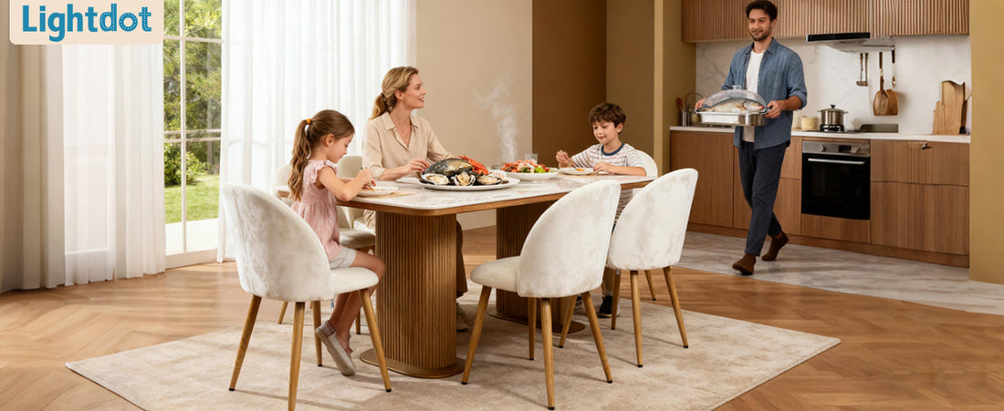 Why Lightdot Velvet Dining Chairs Stand Out?