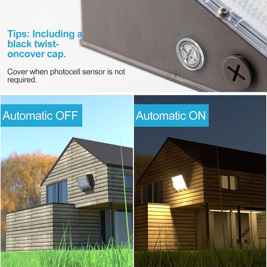 Lightdot 250W LED Wall Pack Light: Brighten Commercial &amp; Residential Spaces with Efficiency