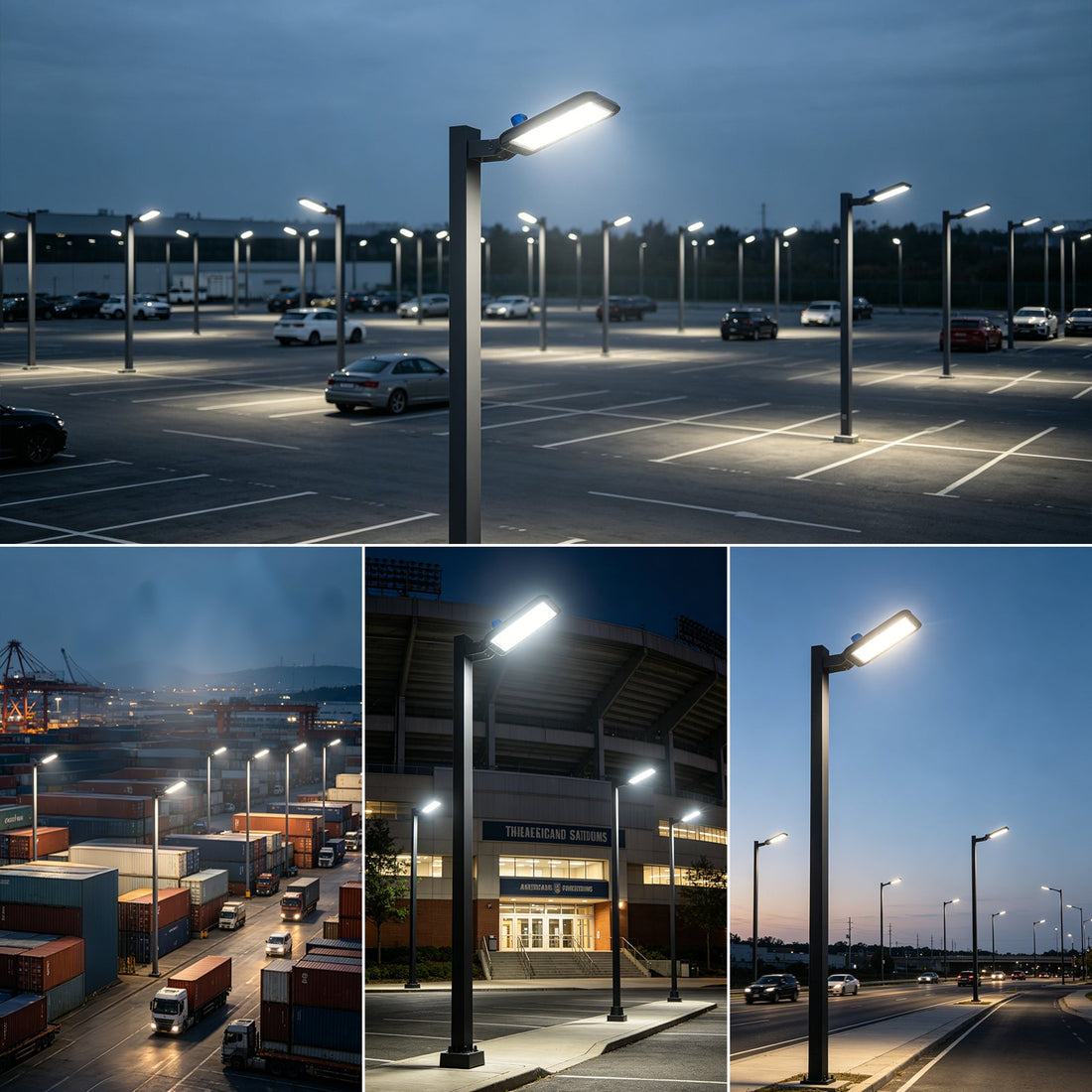 Lightdot 240W Parking Lot Lights: Arm Mount vs Trunnion Brown – Pros, Key Differences &amp; Buying Guide