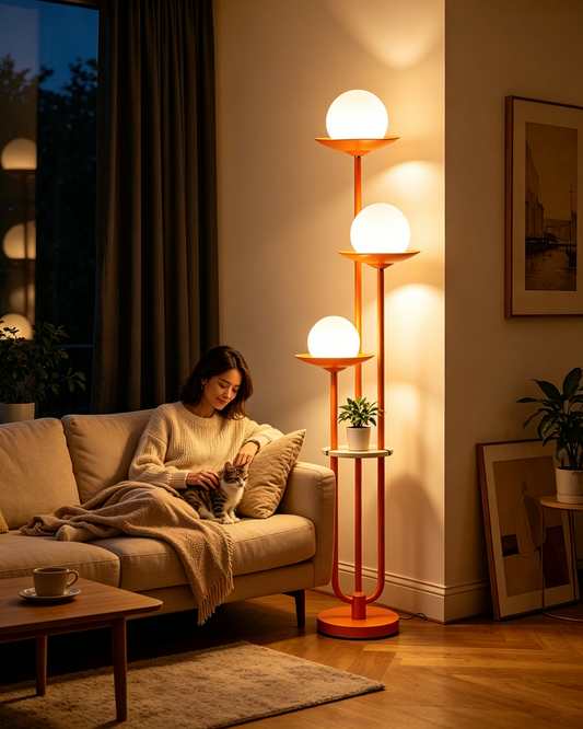 Lightdot Globe Orange Floor Lamp Review: Is This 3‑Light Mid‑Century Standing Lamp Worth Buying?
