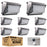 Lightdot 120W LED Wall Pack Lights with Photocell, 18000 LM (1020W HPS/HID Equivalent), Daylight 5000K, IP65, Bright Outdoor Commercial and Flood Security Lighting