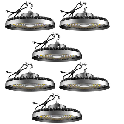 Lightdot LED High Bay Light for Warehouse 5000K ETL Listed AC100-277V UFO LED Lights 5 Years Warranty