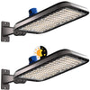 Lightdot 150W LED Parking Lot Light Arm Mount Parking Lot Lighting (21000Lm Eqv 600W HPS) LED Shoebox Light with Photocell LED Pole Light-7Yrs Warranty (Coverage: 36~65Ft at Height:16~30Ft)