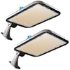 Lightdot 500W LED Parking Lot Lighting 125000Lm 5000K LED Parking Lot Lights with Auto Dusk to Dawn Photocell IP65 Waterproof LED Pole Light with Arm Mount for Parking Lot,Yard,Driveway,Garage-2Pack