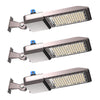 Lightdot 400W(486x1W LED) Parking Lot Lighting 60000Lm 5000K LED Parking Lot Lights with Dusk to Dawn Photocell, IP65 Waterproof Arm Mount-2Pack (Coverage: 66～121Ft at Height:30～55Ft)