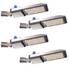 240W LED Parking Lot Lighting 36000Lm LED Parking Lot Lights with Slipfitter Mount Commercial with Photocell, LED Pole Light Outdoor (Coverage: 66~88Ft at Height:30~40Ft)