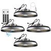 Lightdot 300W Smart High Bay LED Lights 45000LM UFO Lights with Remote Control (Supports Normal Mode & Motion Sensor Mode) ETL-Listed Plug and Play for 30-50FT Height Warehouse