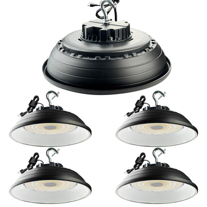 Lightdot 250W (260x1W) LED High Bay Lights with Reflector 37500lm 5000K UFO Lights AC100-277V Plug and Play High Bay LED Shop Lights Suit for 30~40FT Height Workshop/Barn/Garage