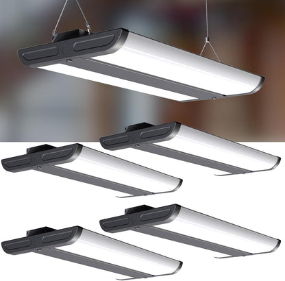 Lightdot 4FT LED High Bay Shop Lights, 100-277V 【Driver Equipped】 265W 33600LM [Eqv.1000W MH] 5000K Linear Hanging Shop Light for Warehouse Garage -ETL Listed, 5Pack Black-07