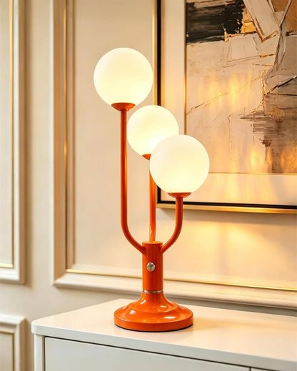 Lightdot Gold Globe Table Lamp for Bedroom Gift G9 Bulbs Included Dimmable