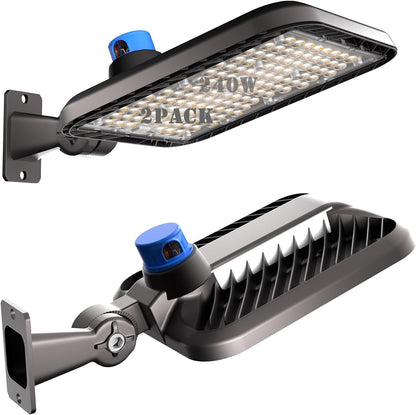 Lightdot 240W(240x1W) Parking Lot Lighting 36000Lm(150Lm/W) 5000K Dusk to Dawn LED Parking Lot Lights ETL Listed Arm IP65 Outdoor LED Pole Light -7Yrs Warranty