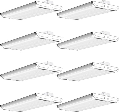 Lightdot Smart LED High Bay Shop Light, 2FT Linear High Bay Lights with Dimmable/Sensing Distance/Time Adjustable, AC100-277V 5000K Hanging Light for Warehouse