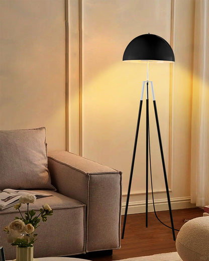 Lightdot Dimmable Globe Modern Floor Lamp, Gold Standing Lamps with 3PCS 3000K G9 Bulbs, Mid Century Modern Floor Lamp for Living Room/Bedroom