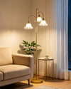 Lightdot Flower Floor Lamp for Living Room 3 Light Tree Floor Lamp