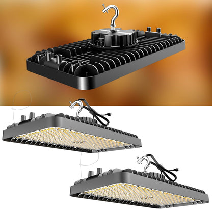 Lightdot 300W High Bay LED Shop Lights with Diffuser (Beam Angle: 120˚) 45000lm Strong Brightness High Bay LED Lights, AC100-277V Commerical UFO LED High Bay Lights for Warehouse Lighting