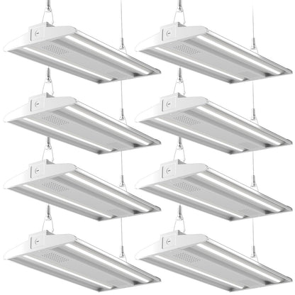 Lightdot 2FT 200W LED High Bay Light 30000LM High Bay Shop Light | Industrial Linear High Bay Troff Style, 5000K ETL Listed, 100-277V Aluminum, 7-Yr Warranty,for Garage/Workshop/Gym/Warehouse