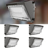 Lightdot 4 Pack 250W LED Wall Pack Lights, Black Outside LED Exterior Light