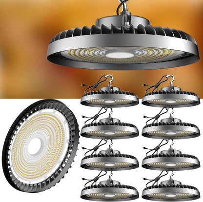 Lightdot LED High Bay Light for Warehouse 5000K ETL Listed AC100-277V UFO LED Lights 5 Years Warranty