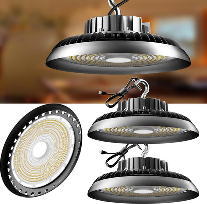 Lightdot LED High Bay Light for Warehouse 5000K ETL Listed AC100-277V UFO LED Lights 5 Years Warranty