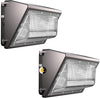 Lightdot 2Pack 200W LED Wall Pack Lights, 100-277v Dusk to Dawn with Photocell, 30000Lm 5000K Daylight IP65 Waterproof Wall Mount Outdoor Security Lighting Fixture, Energy Saving(Height:15~30ft)