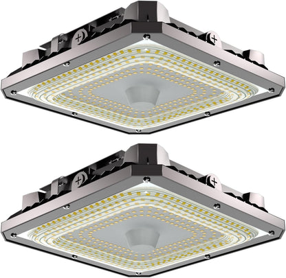 Lightdot 6Pack LED Canopy Gas Station Light, 100W 15000LM Surface Mount LED Carport Ceiling Lights 5000K (600W HID/HPS Equivalent), 100-277V IP65 Waterproof,Canopy Light Outdoor