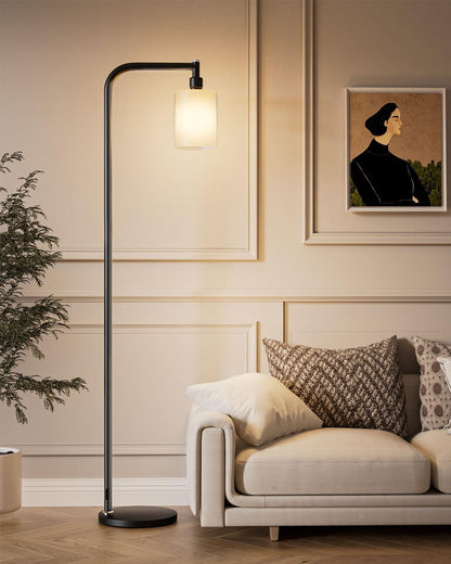 Lightdot 64IN Dimmable (Brightness Adjustable) Globe Floor Lamp, Gold Standing Lamps with 3000K G9 Bulbs Soft Warm White Eye Care, Mid Century Modern Floor Lamp for Living Room