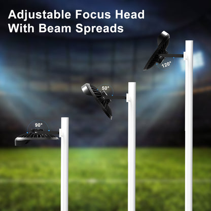 Lightdot 450W(520x1W) LED Stadium Lights 67500Lm (1800W Eqv.) LED High Mast Lights Outdoor AC100-277V IP65 Waterproof Outdoor Sport Count Light Commercial Area Lighting