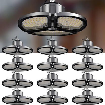 Lightdot LED 3 Panels 100W 5000K Garage Low Bay Lights