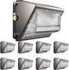 Lightdot Wall Pack LED Exterior Light, 8 Pack 100W Outside Lighting
