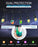 Lightdot Color String Lights, 32ft Outdoor RGB Patio Lights
