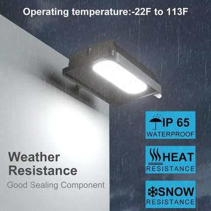 Lightdot 150W LED  Flood Lights Outdoor with Knuckle Dusk to Dawn Photocell