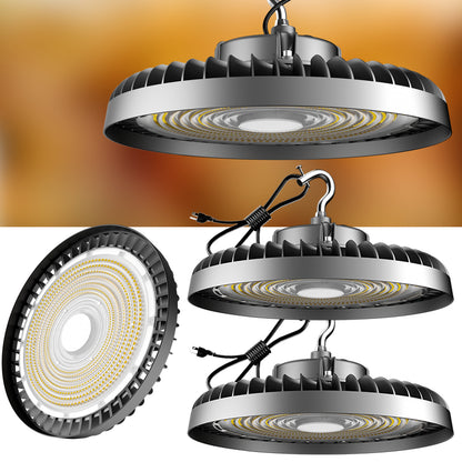 Lightdot 250W LED High Bay Light 37500lm Commercial Bay Lighting, AC100-277V UFO LED High Bay Shop Light, High Bay LED Light Suit for 30~40Ft Height