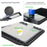 2Pack 320W LED Parking Lot Lights, Slip Fitter 44800lm (Eqv.1200W MH) 5000K with Photocell