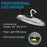Lightdot Upgrade 200W LED High Bay Light 30000lm (Eqv.800W MH/HPS) UFO High Bay Shop Light, AC100-277V ETL High Bay LED Light Energy Saving Upto 1460KW*4/Y(5Hrs/Day)-5Yrs Warranty 4Pack