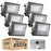 Lightdot 120W LED Wall Pack Lights with Photocell, 18000 LM (1020W HPS/HID Equivalent), Daylight 5000K, IP65, Bright Outdoor Commercial and Flood Security Lighting