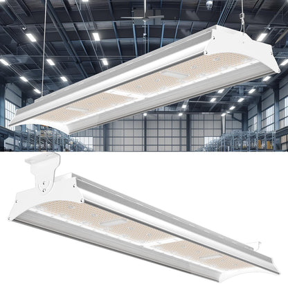 Lightdot 500W(576 * 1W LED) Linear High Bay Light, 75000LM [Eqv. 2000W MH], Heavy-Duty Aluminum LED High Bay Shop Light, 100-277V 5000K Commercial Lighting for Warehouse, Gym