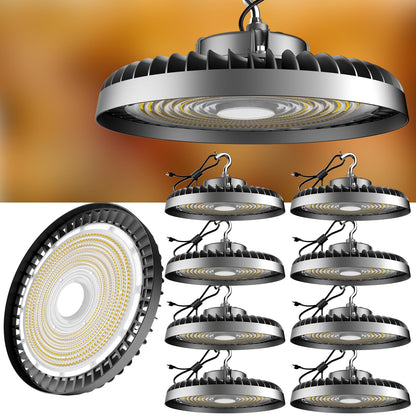 Lightdot 250W LED High Bay Light 37500lm Commercial Bay Lighting, AC100-277V UFO LED High Bay Shop Light, High Bay LED Light Suit for 30~40Ft Height