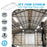 Lightdot LED High Bay Shop Light, 2FT 150W 21500LM 140LM/W [500W HPS Eqv.] 5000K Daylight Linear Hanging Light for Warehouse Workshop Gyms