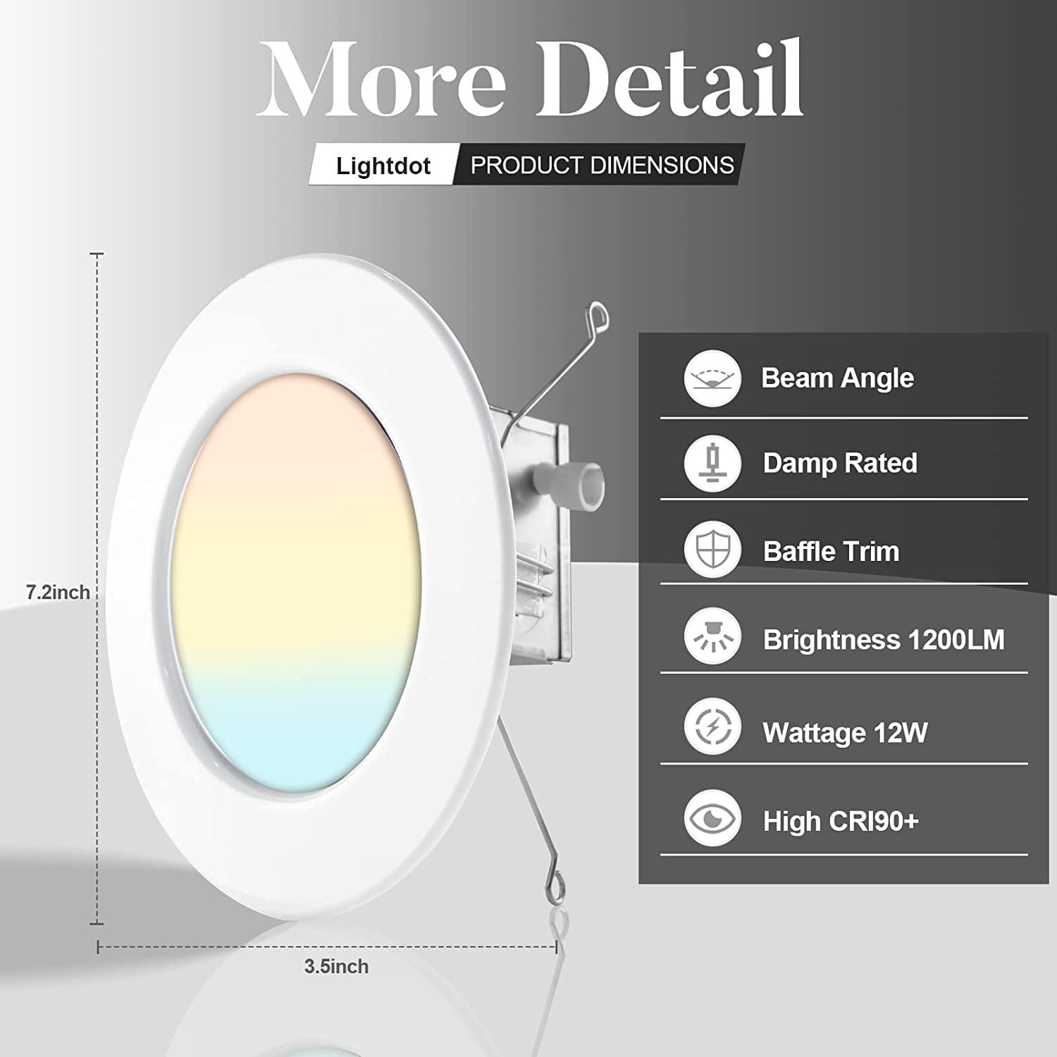6 inch Retrofit LED Pot Lights 6 Retrofit LED Can Lights