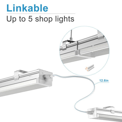 Lightdot 8ft 150W Led Shop Lights Garage Led Super Bright Commercial Led Light Fixtures for Workshop, Warehouse