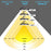 Lightdot Upgrade 200W LED High Bay Light 28000lm (Eqv.800W MH/HPS)  5000K Daylight UFO Lights