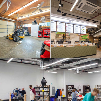Lightdot 8ft 150W Led Shop Lights Garage Led Super Bright Commercial Led Light Fixtures for Workshop, Warehouse