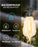 Lightdot 100FT LED Outdoor String Lights with 32 Shatterproof ST38 Edison Bulbs