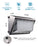 Lightdot 100W LED Wall Pack Lights with Dusk to Dawn Photocell Outdoor Security Lighting Fixture