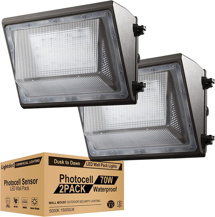 wall pack lights with photocell 