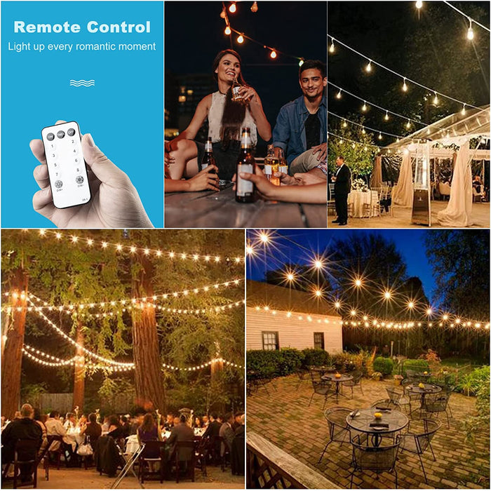 Smart 48ft Outdoor Led Light String Remote Control